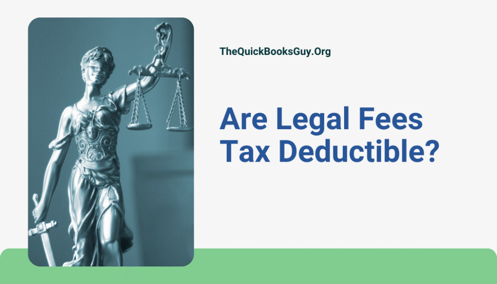 Are Legal Fees Tax Deductible